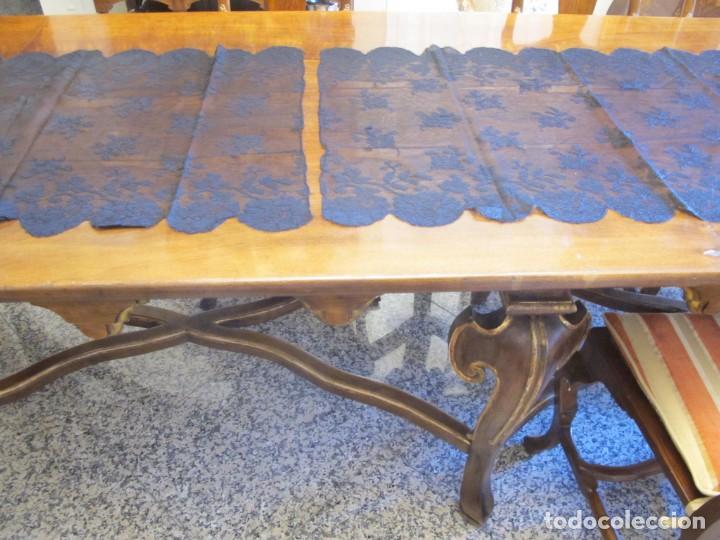Antig&uuml;edades: MANTILLA NEGRA ,DE BLONDA,  RECTANGULAR DIVIDIDA AL MEDIO - Foto 5