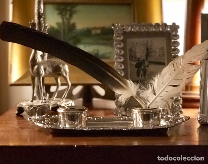 Antig&uuml;edades: Tintero Rom&aacute;ntico - Foto 1