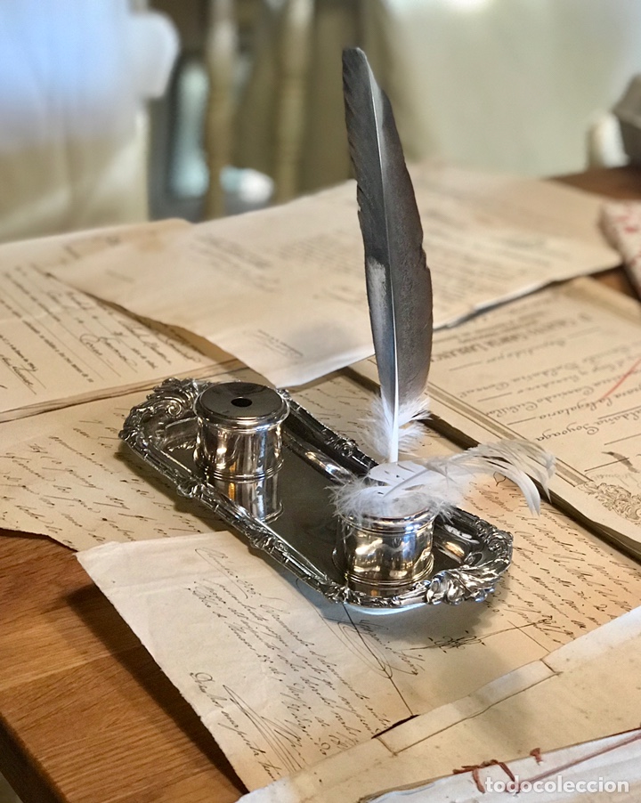 Antig&uuml;edades: Tintero Rom&aacute;ntico - Foto 5
