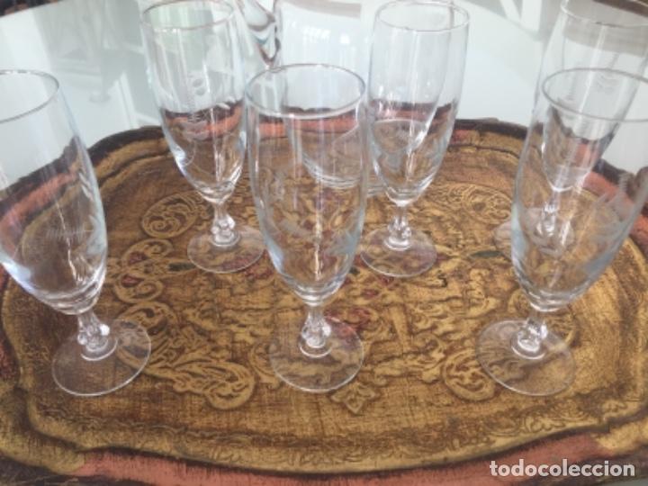 Antig&uuml;edades: JUEGO DE COPAS CON JARRA - Foto 2