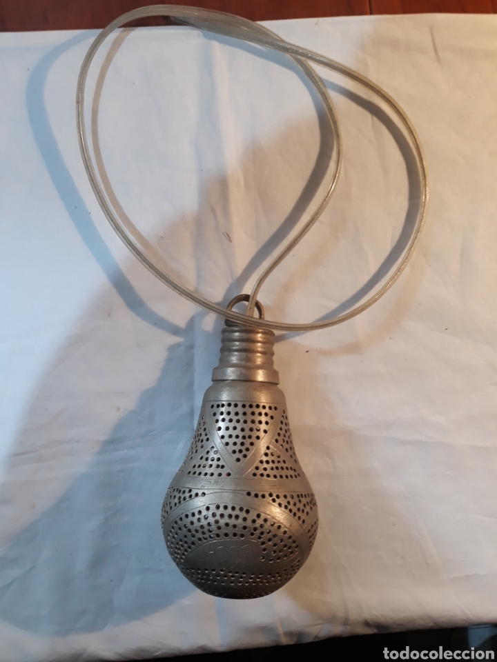 Antig&uuml;edades: Lampara forma de bombilla estilo arabe. - Foto 3