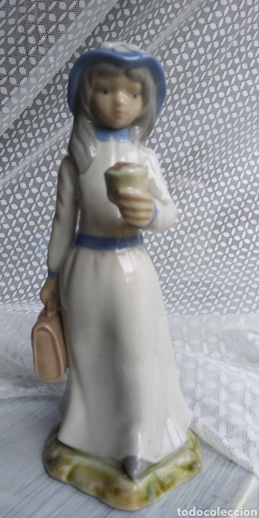 Antig&uuml;edades: Figura porcelana ( quart 5 ) - Foto 1