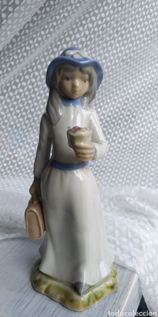 Antig&uuml;edades: Figura porcelana ( quart 5 ) - Foto 4
