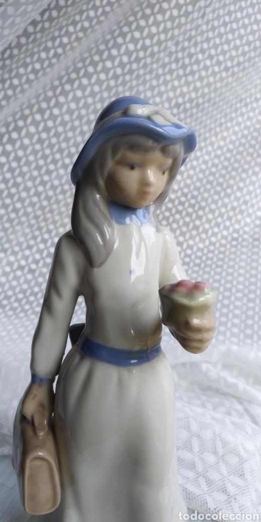Antig&uuml;edades: Figura porcelana ( quart 5 ) - Foto 7