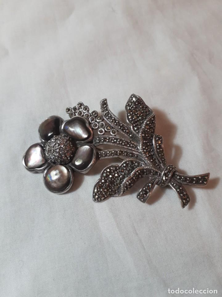 Antig&uuml;edades: Interesante broche antiguo plata - Foto 1
