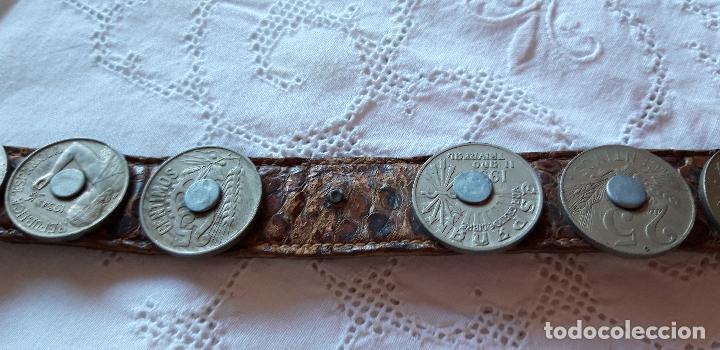 Antig&uuml;edades: Cintur&oacute;n de serpiente con monedas antiguas - Foto 13
