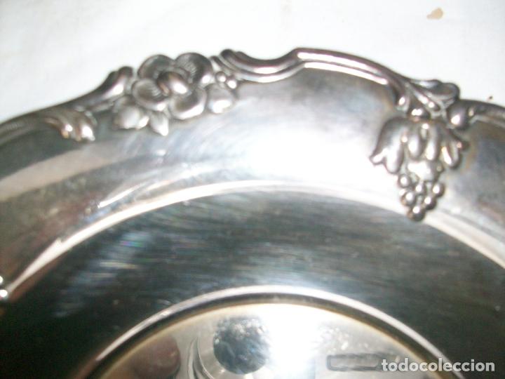 Antig&uuml;edades: BANDEJA PEQUE&Ntilde;A-BA&Ntilde;ADA EN PLATA - Foto 3