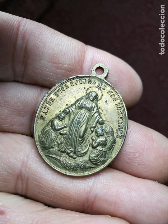 Antig&uuml;edades: MEDALLA HIJAS DE LA INMACULADA CONCEPCION..bronce - Foto 1