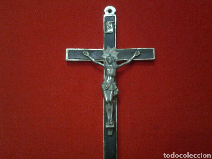 Antig&uuml;edades: Crucifijo antiguo - Foto 2