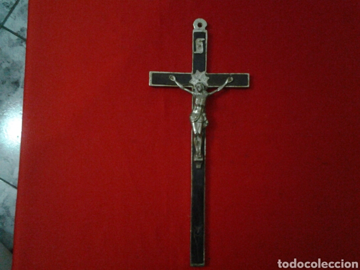 Antig&uuml;edades: Crucifijo antiguo - Foto 6