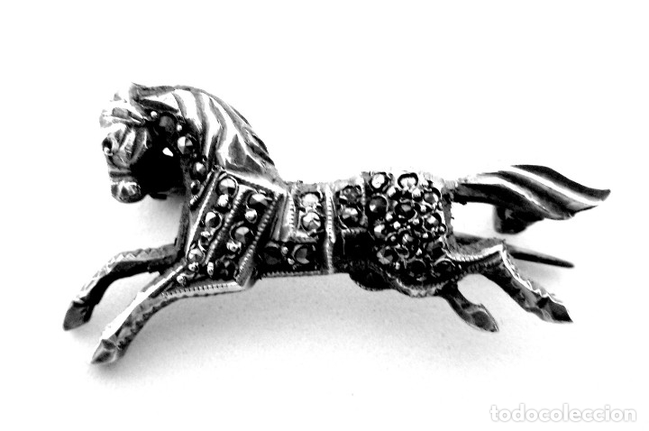 Antig&uuml;edades: BROCHE MARCASITAS - Foto 1