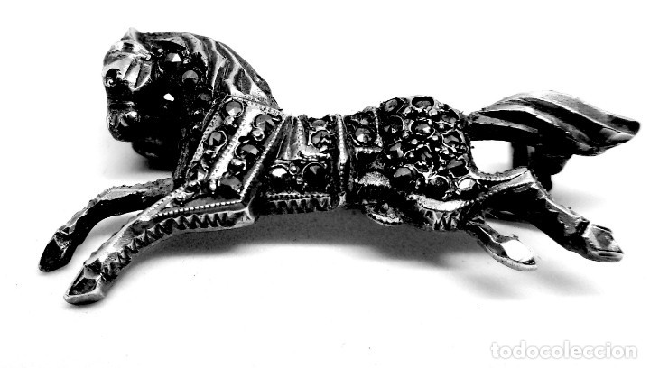 Antig&uuml;edades: BROCHE MARCASITAS - Foto 2