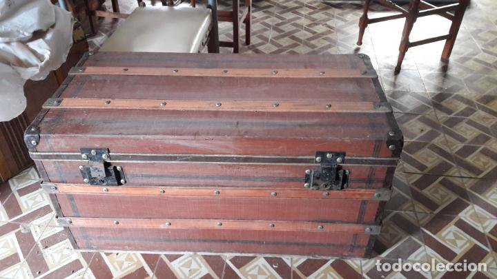 Antig&uuml;edades: PRECIOSO BAUL DE MADERA PINTADA - Foto 1