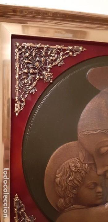 Antig&uuml;edades: Cuadro Religioso de bronce - Foto 2