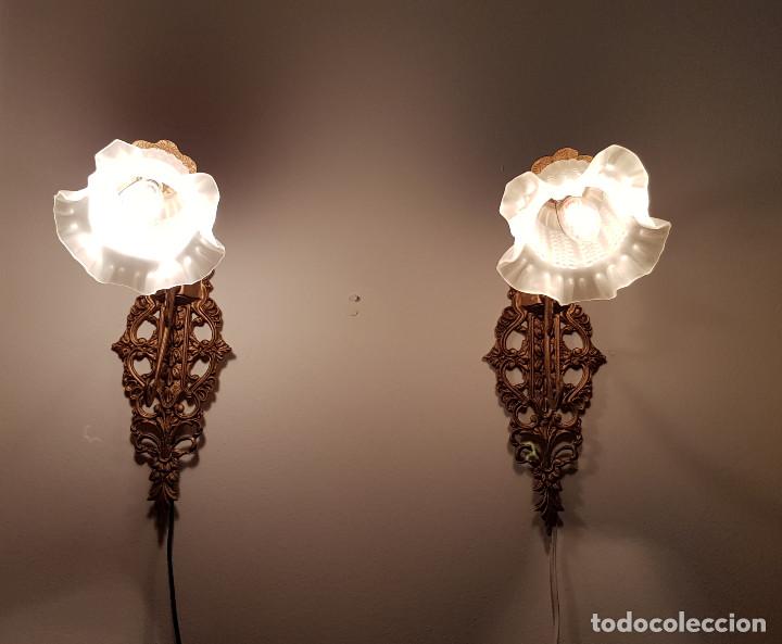 Antig&uuml;edades: APLIQUES DE BRONCE - Foto 2