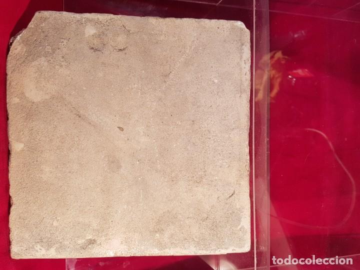 Antig&uuml;edades: Azulejo Valenciano 20cm - Foto 2