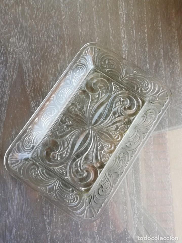 Antig&uuml;edades: Bandeja de cristal - Foto 4