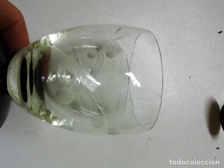 Antig&uuml;edades: Juego de copas antiguas con el pie negro - Foto 11