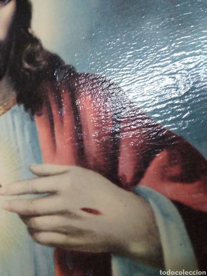 Antig&uuml;edades: Cuadro coraz&oacute;n de Jesus. - Foto 2