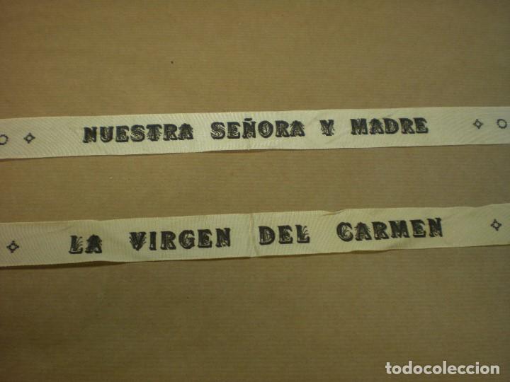Antig&uuml;edades: ESCAPULARIO DE NUESTRA SE&Ntilde;ORA DEL CARMEN 9x12cm - Foto 5