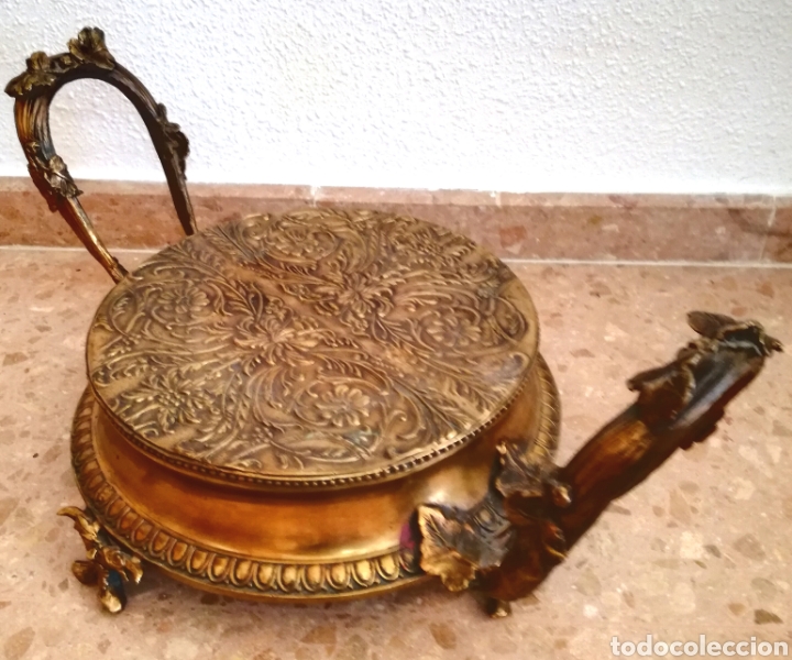 Antig&uuml;edades: AntIgua Peana de Bronce. - Foto 3