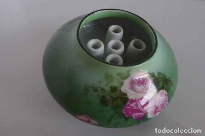 Antig&uuml;edades: DELICADO CENTRO INGL&Eacute;S PARA FLORES - Foto 1