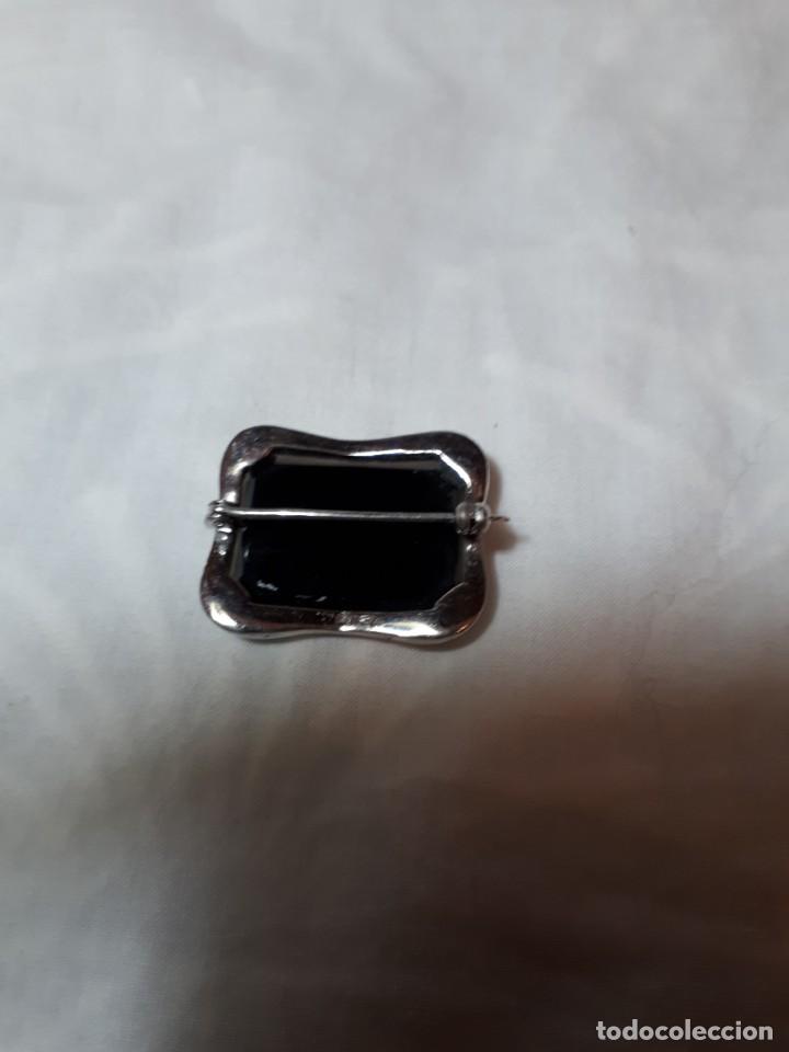 Antig&uuml;edades: Broche art-deco, en plata - Foto 2