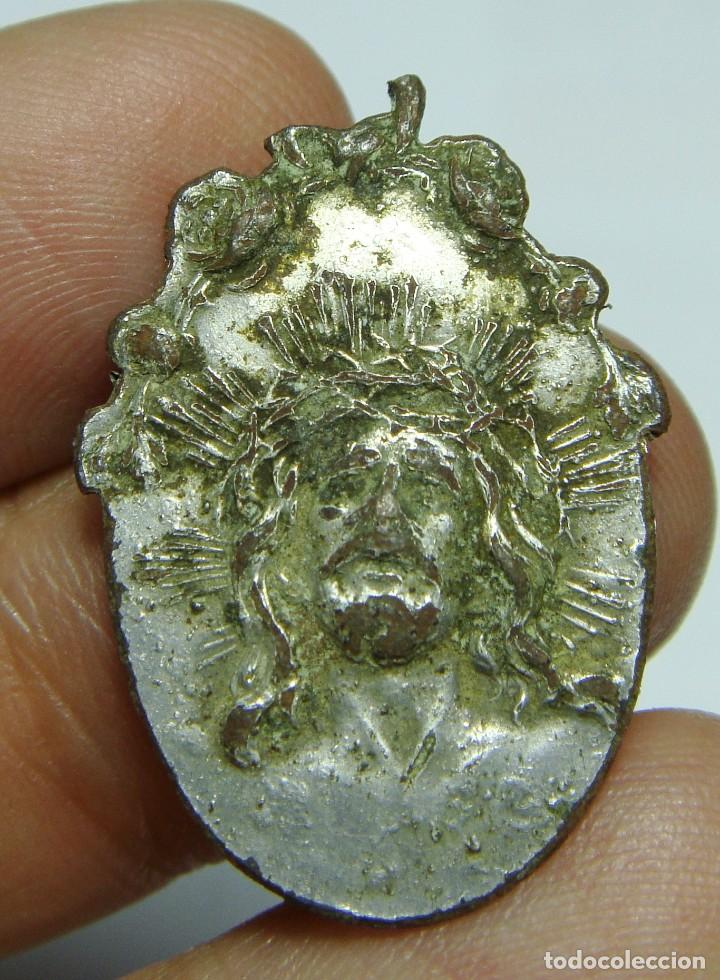 Antig&uuml;edades: Antigua Medalla Religiosa. - Foto 3
