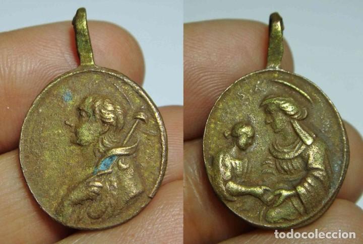 Antig&uuml;edades: Antigua Medalla Religiosa. - Foto 1