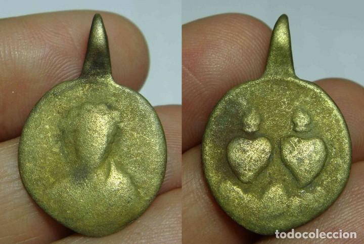 Antig&uuml;edades: Antigua medalla Religiosa. - Foto 1