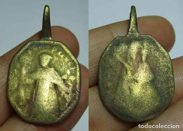 Antig&uuml;edades: Antigua Medalla Religiosa. - Foto 1