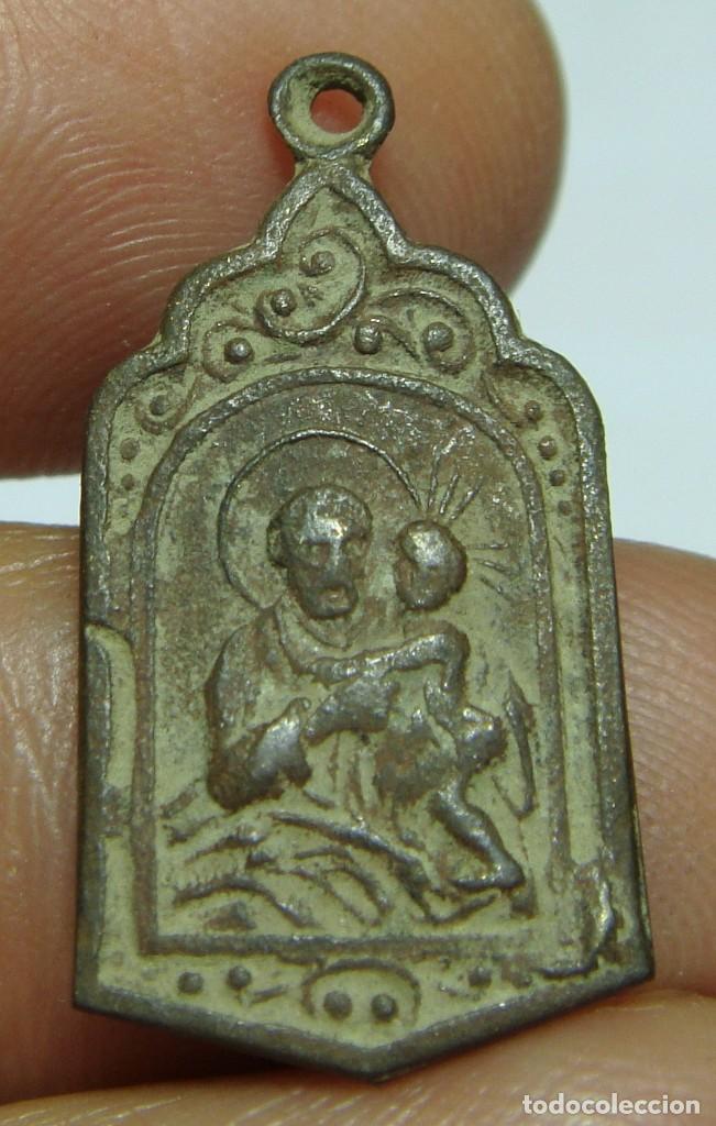 Antig&uuml;edades: Antigua Medalla Religiosa. - Foto 1