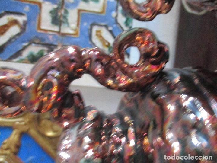 Antig&uuml;edades: Pareja de jarrones de reflejos (Triana) - Foto 3