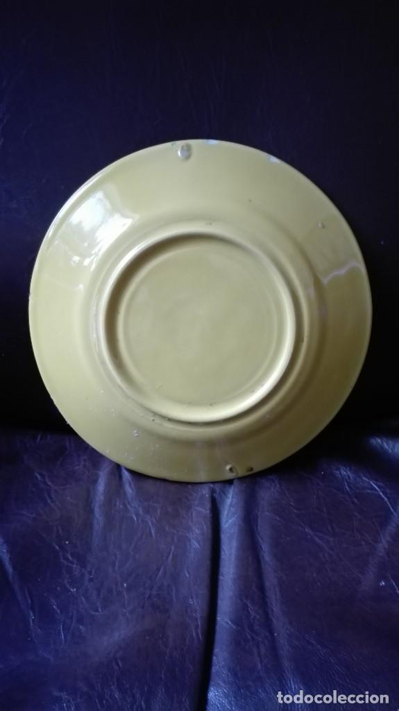 Antig&uuml;edades: Plato de postre de cer&aacute;mica de Ja&eacute;n - Foto 2