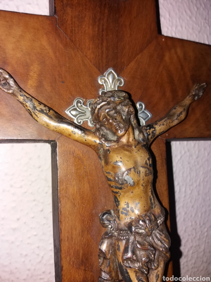 Antig&uuml;edades: Crucifijo antiguo - Foto 1