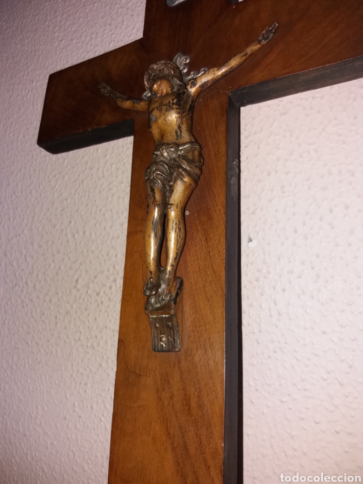 Antig&uuml;edades: Crucifijo antiguo - Foto 2