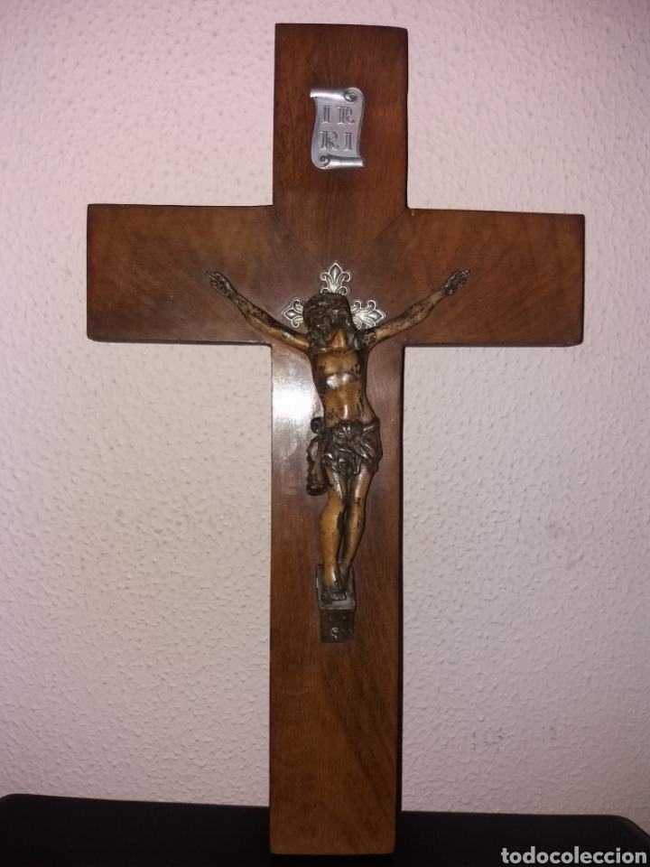 Antig&uuml;edades: Crucifijo antiguo - Foto 3