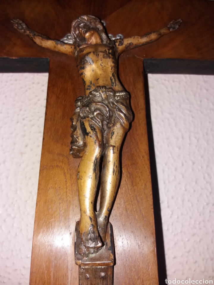 Antig&uuml;edades: Crucifijo antiguo - Foto 5