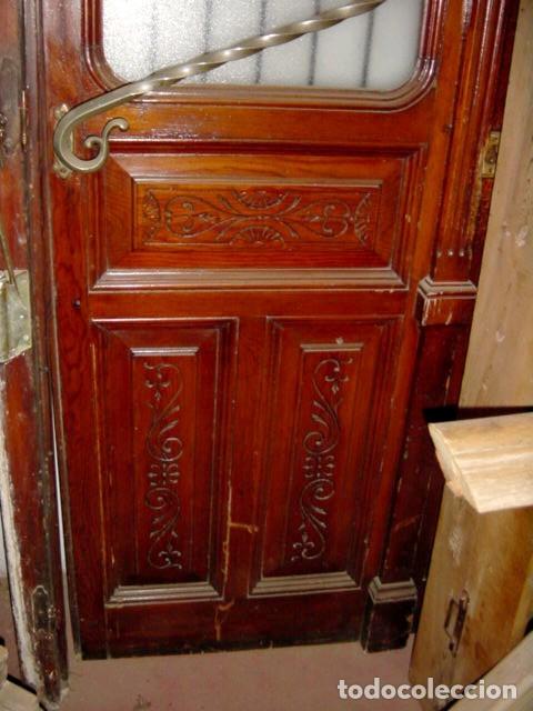 Antig&uuml;edades: Puerta antigua modernista - Foto 3