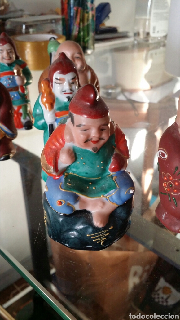 Antig&uuml;edades: Conjunto 7 dioses chinos de la fortuna - Foto 8