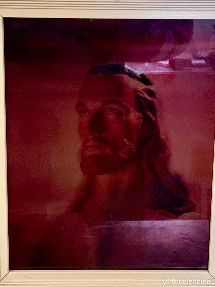 Antig&uuml;edades: - CUADRO DE JESUS CON LUZ - Foto 3