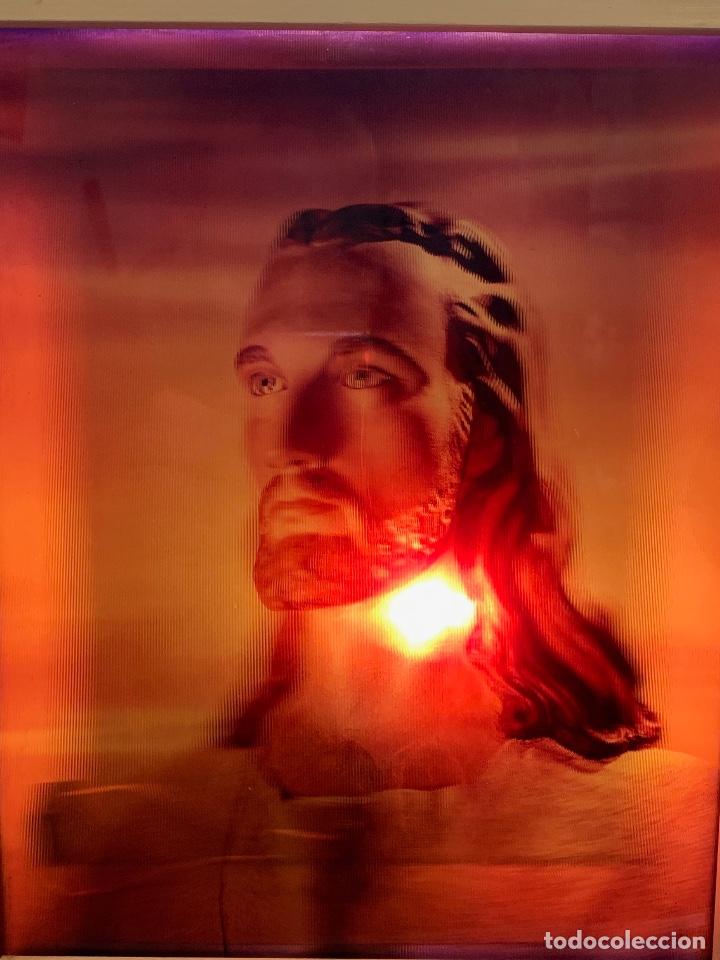 Antig&uuml;edades: - CUADRO DE JESUS CON LUZ - Foto 1