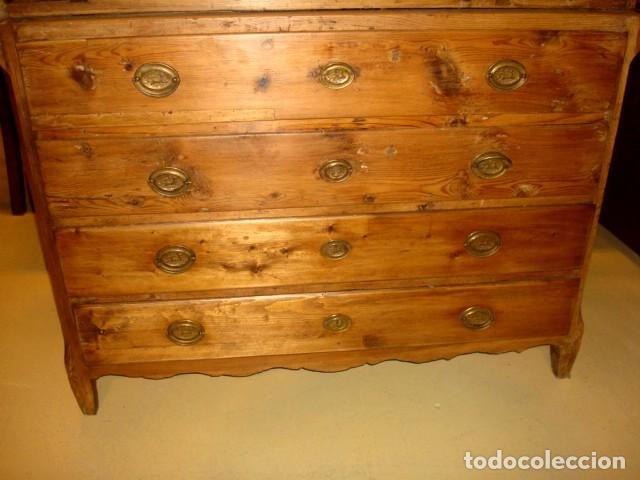 Antig&uuml;edades: Buro comoda rustico, antiguo del SXVIII - Foto 14