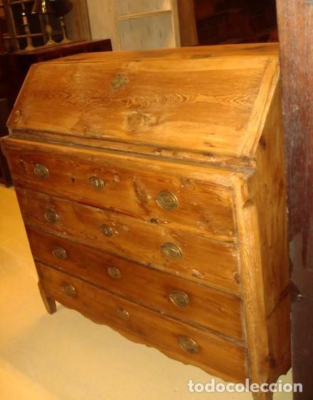 Antig&uuml;edades: Buro comoda rustico, antiguo del SXVIII - Foto 7
