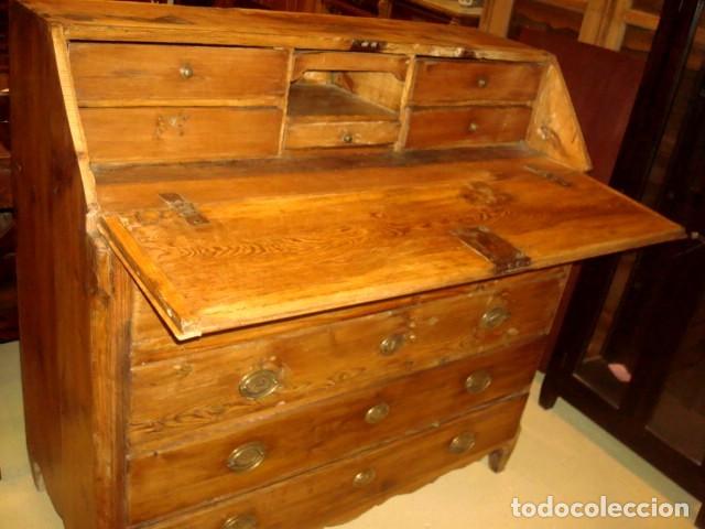 Antig&uuml;edades: Buro comoda rustico, antiguo del SXVIII - Foto 9