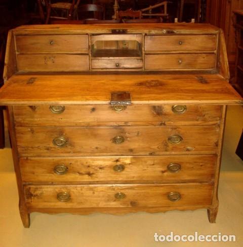 Antig&uuml;edades: Buro comoda rustico, antiguo del SXVIII - Foto 10