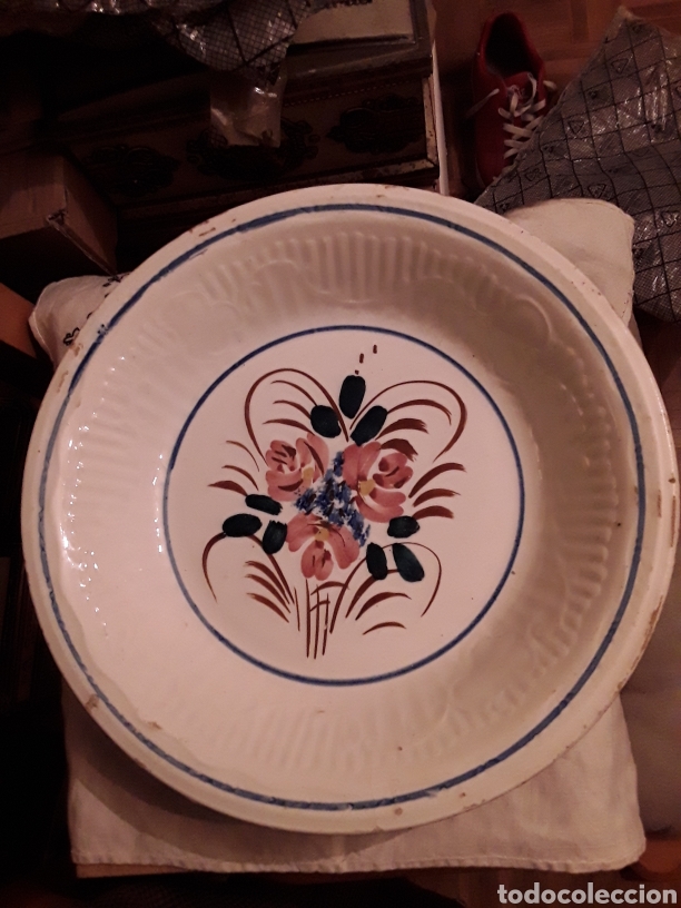Antig&uuml;edades: Antiguo plato cer&aacute;mica, centenario - Foto 1