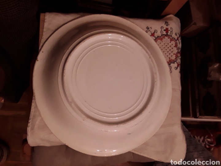 Antig&uuml;edades: Antiguo plato cer&aacute;mica, centenario - Foto 2