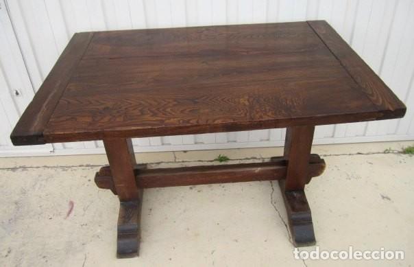 Antig&uuml;edades: Mesa antigua de casta&ntilde;o - Foto 2