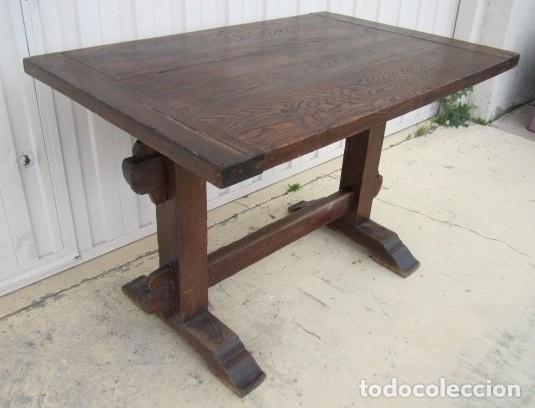 Antig&uuml;edades: Mesa antigua de casta&ntilde;o - Foto 6